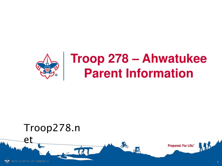 Troop 278 Ahwatukee Parent Information