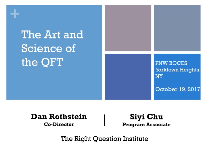 The Art and Science of the QFT Seminar