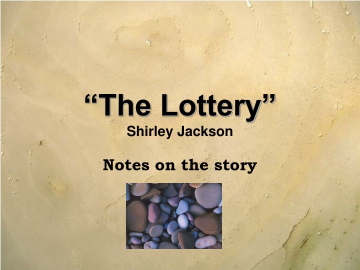 Insights into Shirley Jackson's 