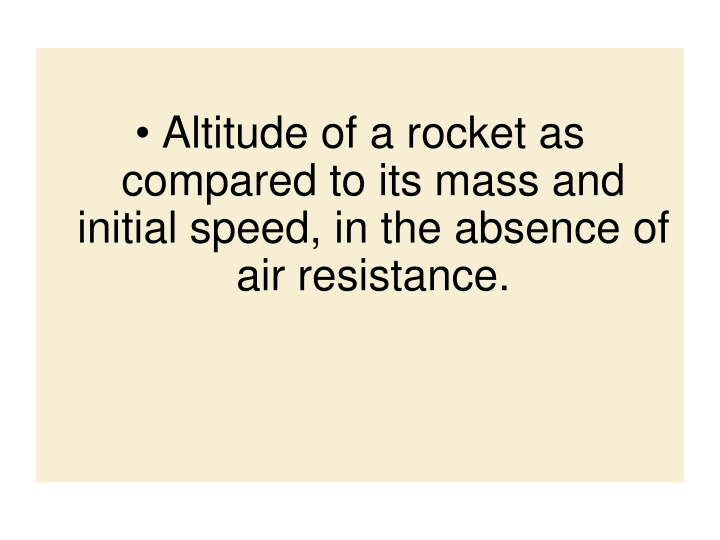 Rocket Altitude Comparison Activity
