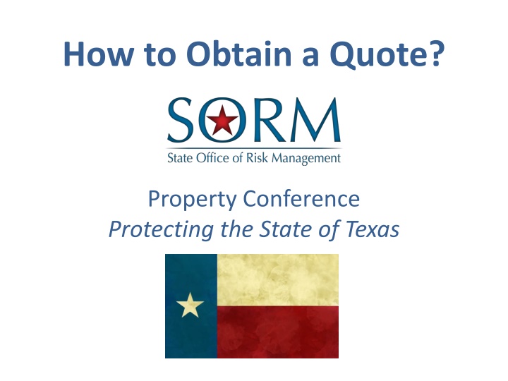 Property Conference for Protecting Texas