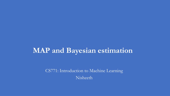 Maximum Likelihood Estimation in Machine Learning