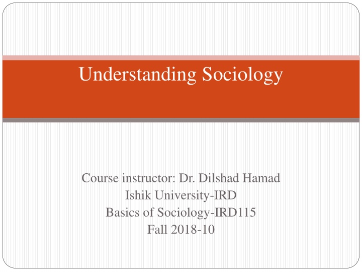 Basics of Sociology: Understanding Society and Culture