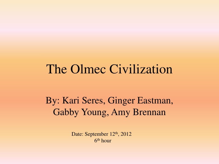 The Olmec Civilization: Origins, Culture, and Legacy