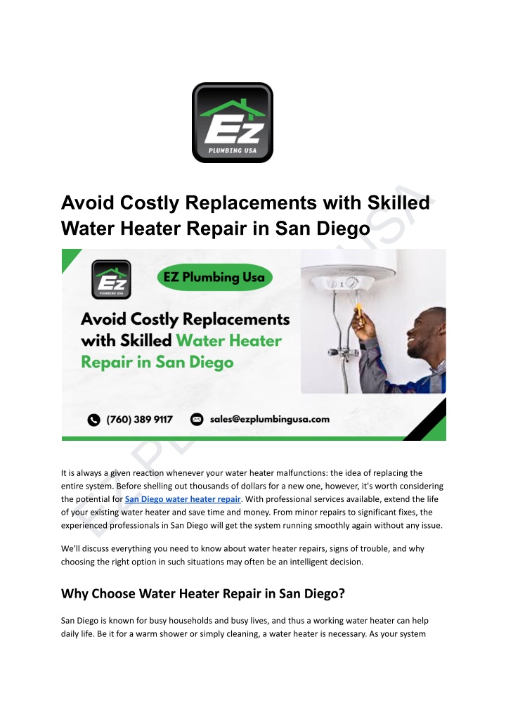 ez plumbing usa we ll discuss everything you need n.w