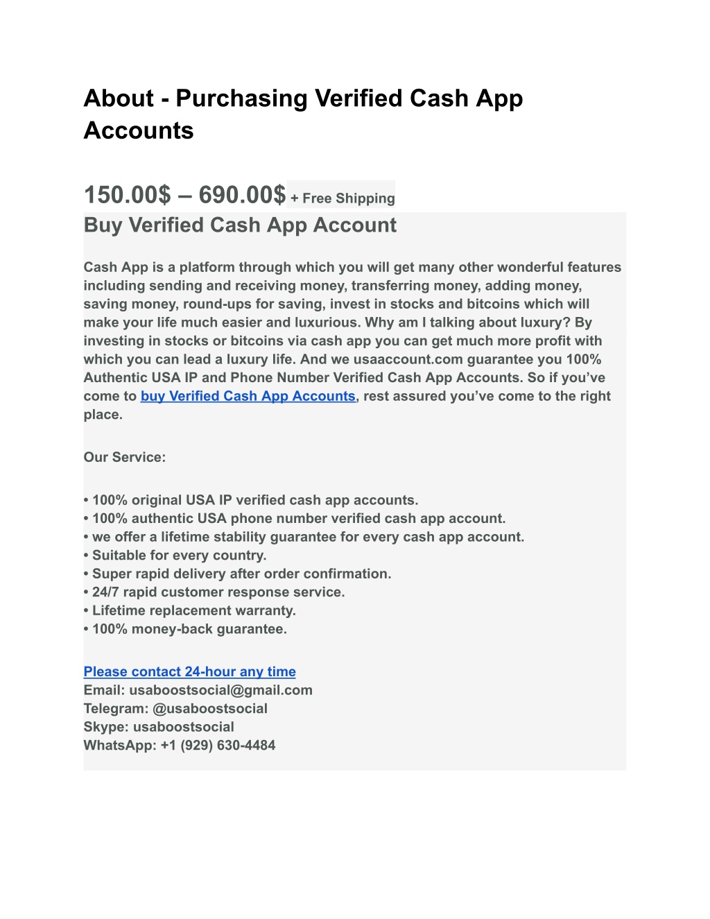 about purchasing verified cash app accounts l.w