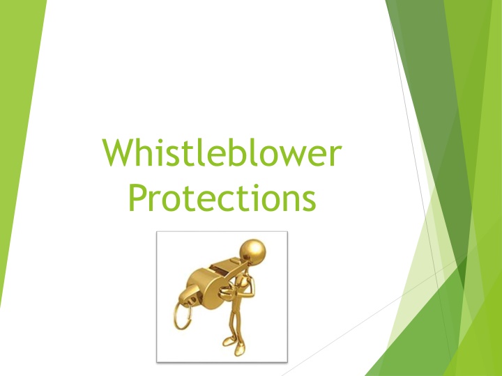 Whistleblower Protections in Federal and State Laws
