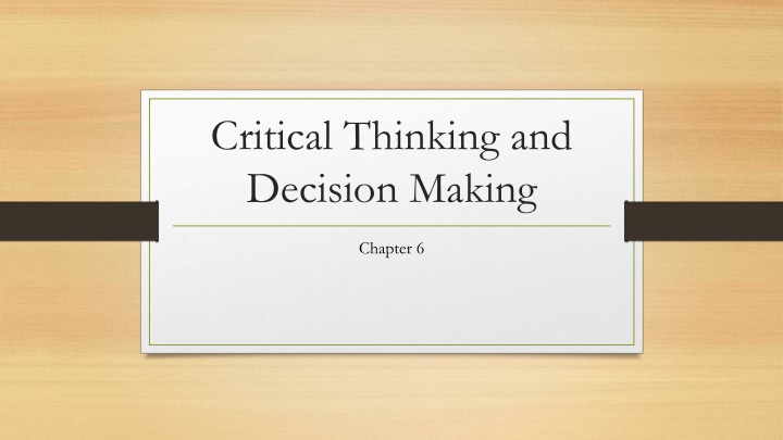 Enhancing Critical Thinking Skills in College Education