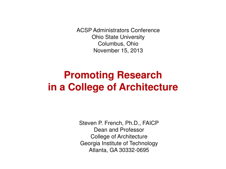Promoting Research in Architecture Schools: Challenges and Strategies