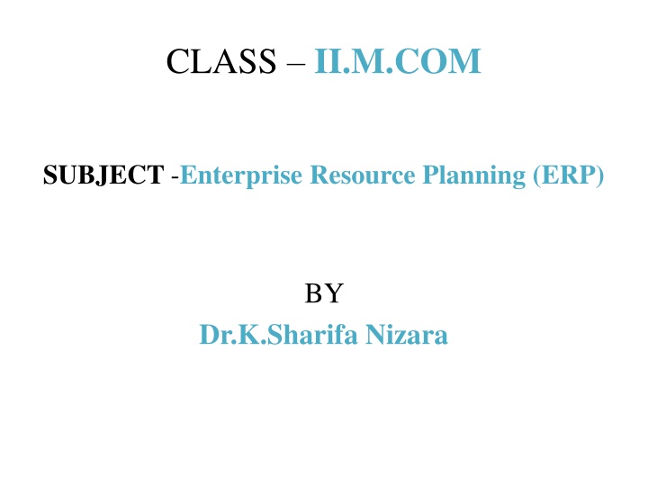 Evolution of Enterprise Resource Planning (ERP) From the 1990s to Present