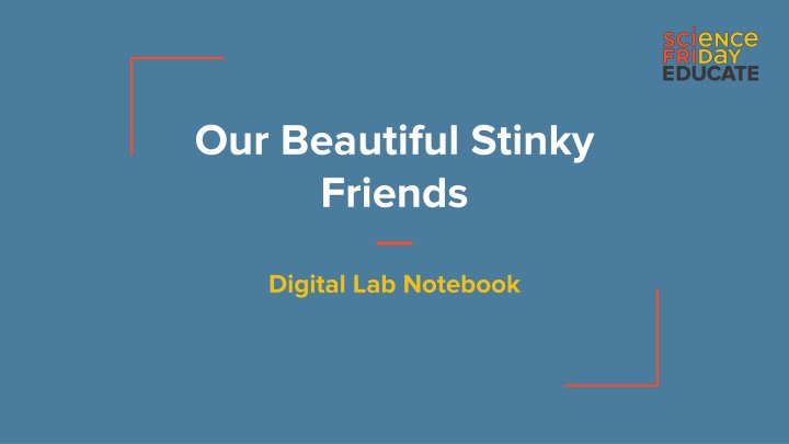 Our Beautiful Stinky Friends Digital Lab Notebook