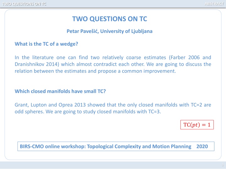 Topological Complexity Estimations and Regularity of Spaces