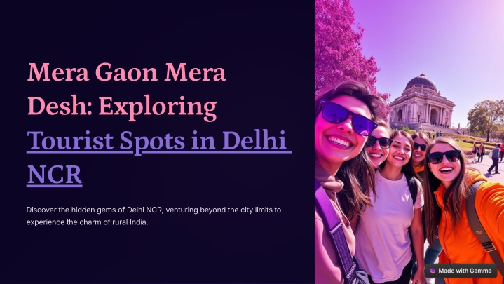 mera gaon mera desh exploring tourist spots n.w