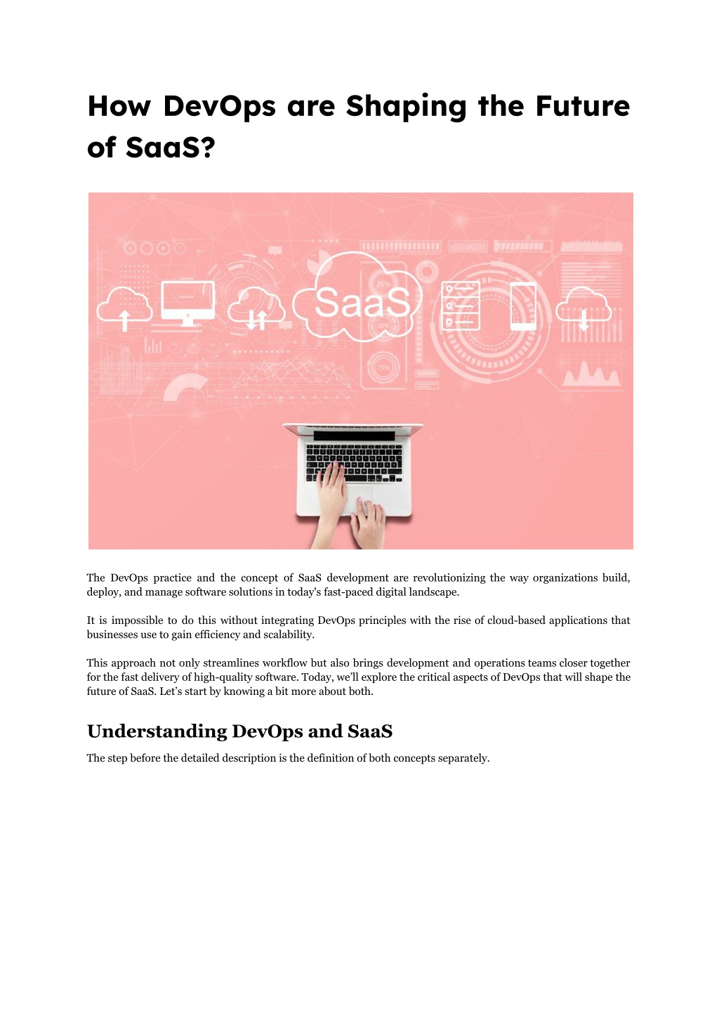 how devops are shaping the future of saas l.w