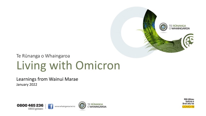 Insights from Te Rūnanga o Whaingaroa's Response to Omicron at Wainui Marae