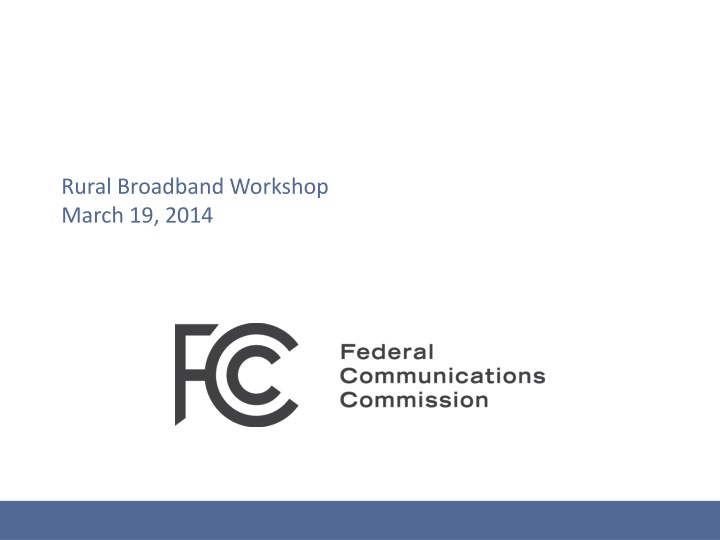 Rural Broadband Disparities in the United States
