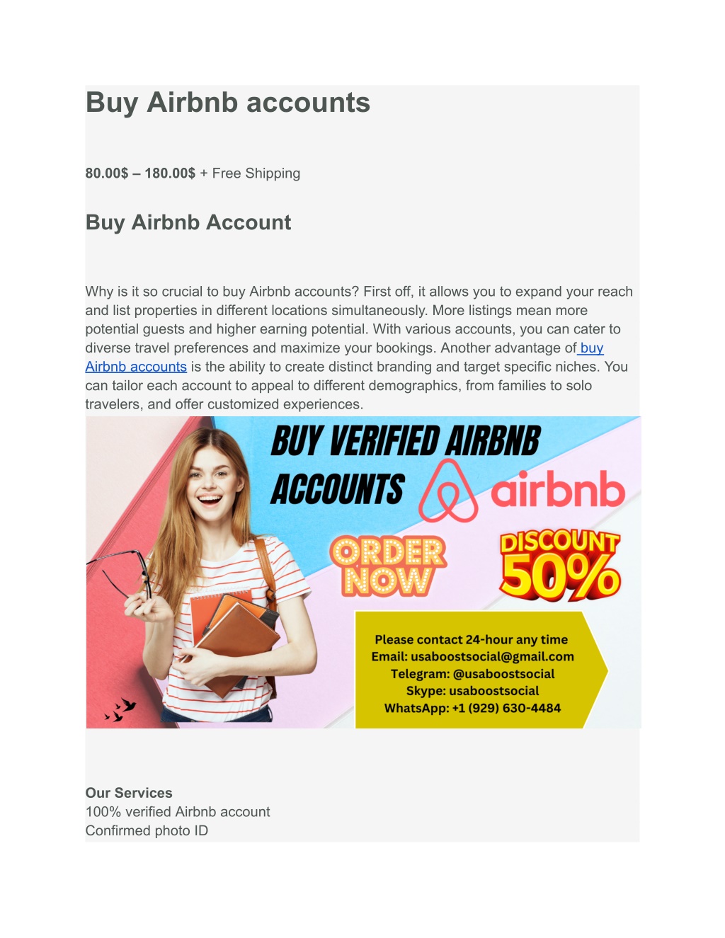 buy airbnb accounts l.w