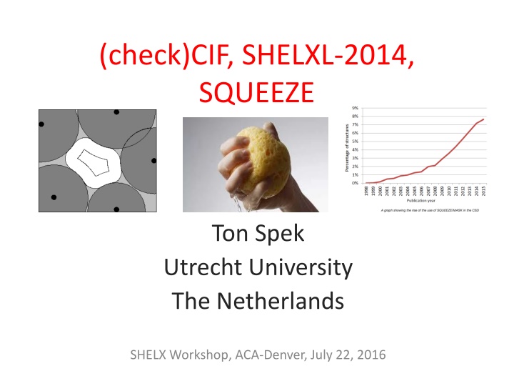 CIF and SHELXL-2014: Key Concepts Explained