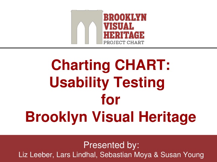 Usability Testing for Brooklyn Visual Heritage: Research and Results