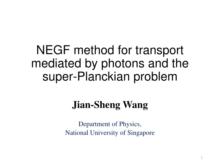 Advanced Methods in Transport Phenomena and Quantum Field Theory