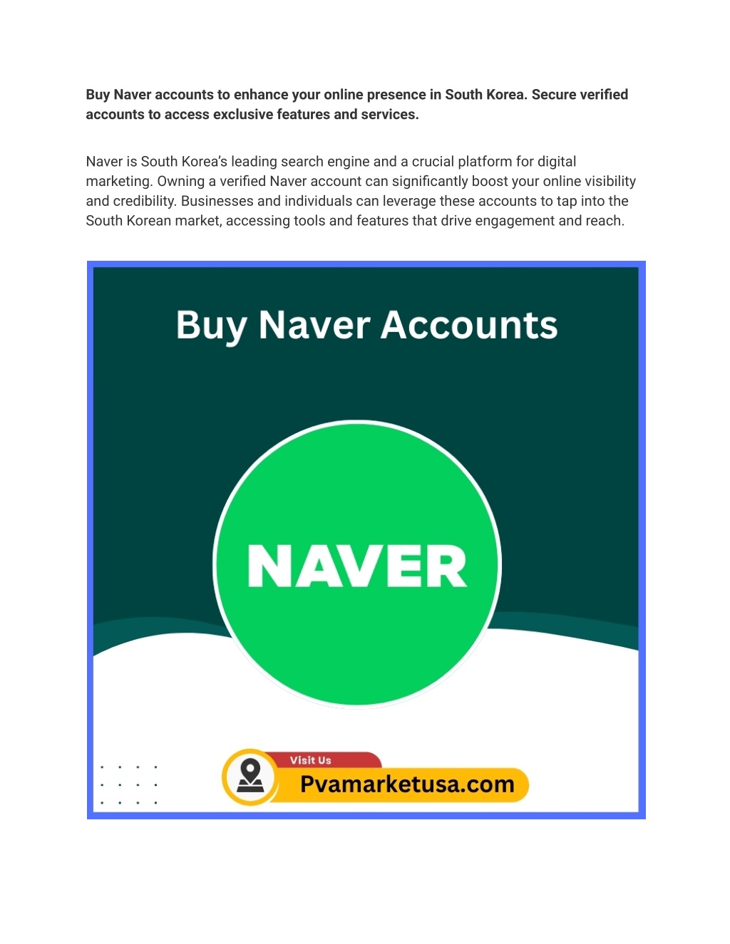 buy naver accounts to enhance your online l.w