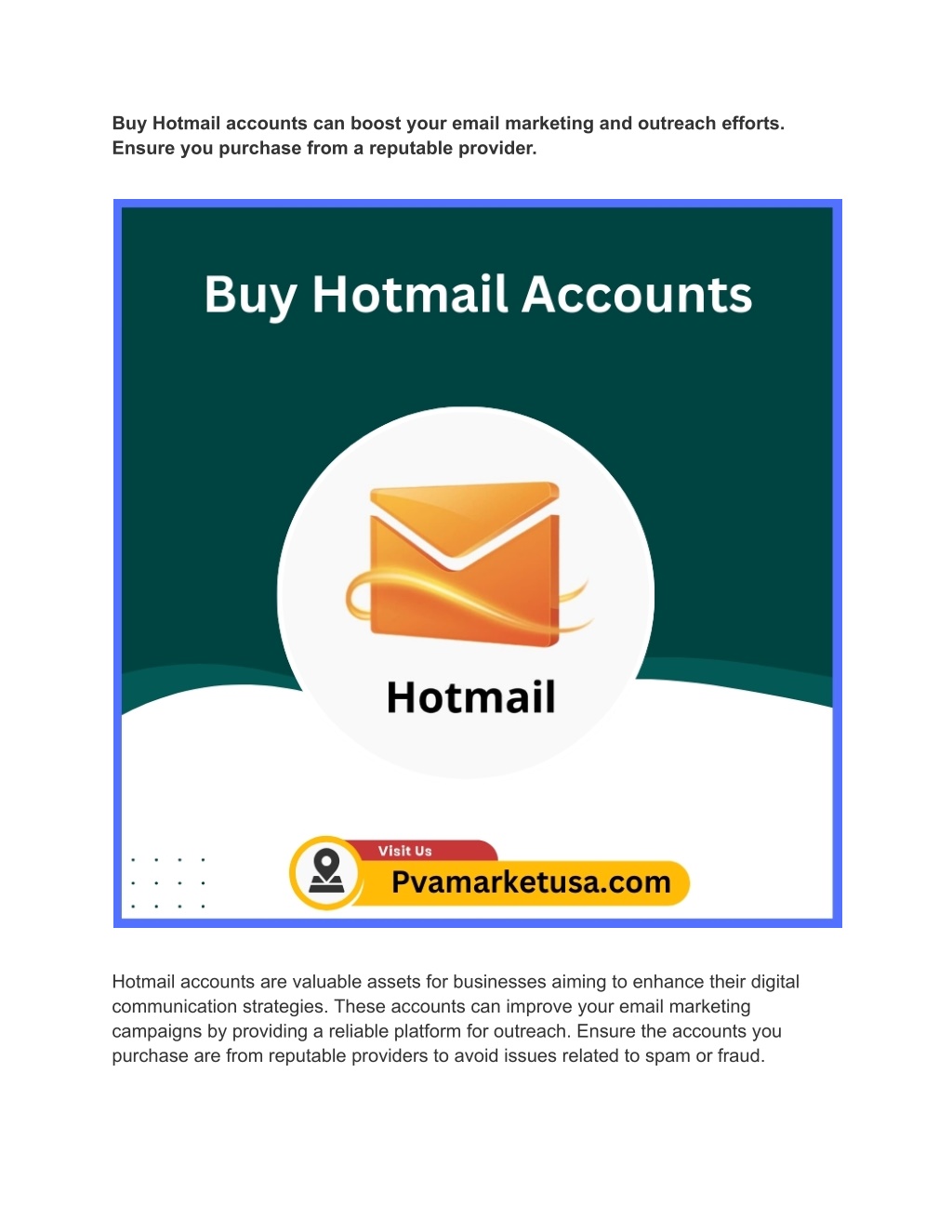 buy hotmail accounts can boost your email l.w