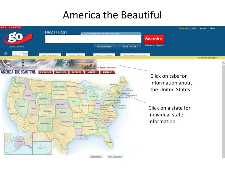 America the Beautiful - Information, Maps & Fun Quizzes