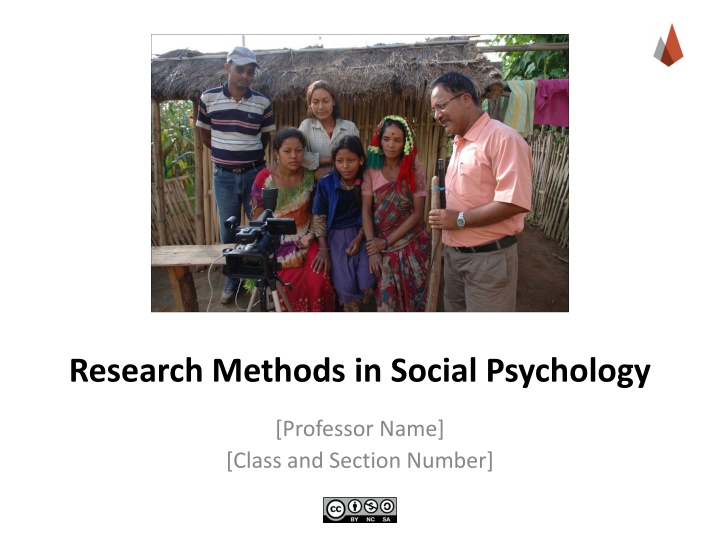 Research Methods in Social Psychology