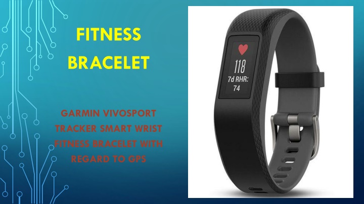 Garmin Vivosport Tracker: Smart GPS Fitness Bracelet