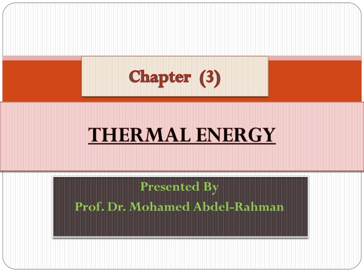 Thermal Energy Transfer and Heat Exchange