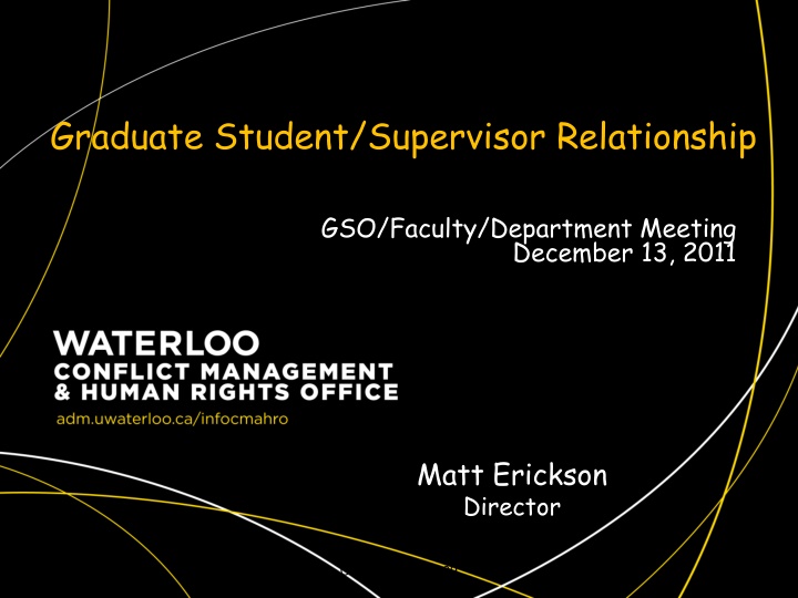 Guide to Effective Graduate Student-Supervisor Relationships and Conflict Management