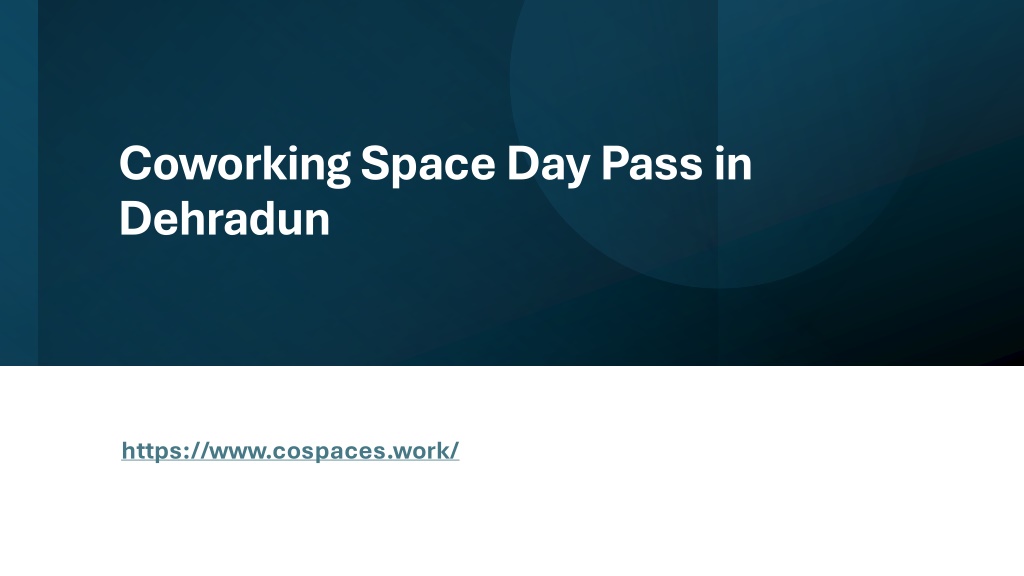 coworking space day pass in dehradun l.w