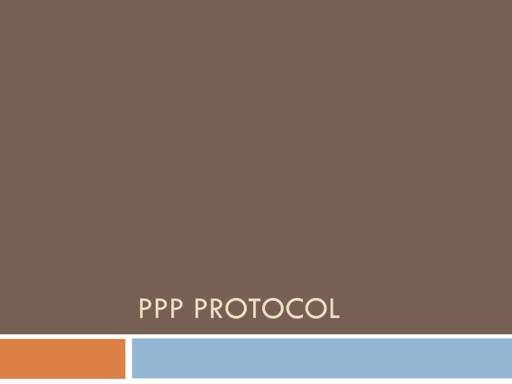 Point-to-Point Protocol (PPP) and Serial Communications in WANs