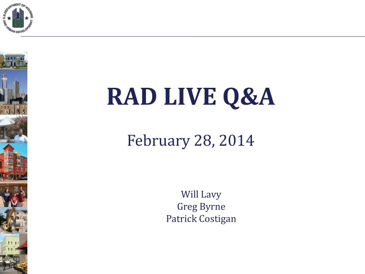 RAD Live Q&A - Program Update and Early Predictions