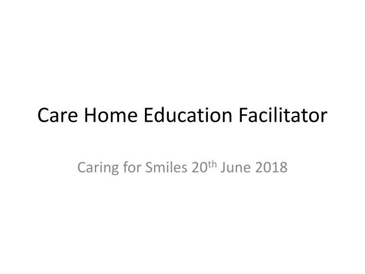 Practice Education Facilitator: Supporting Nursing Learning in Scotland