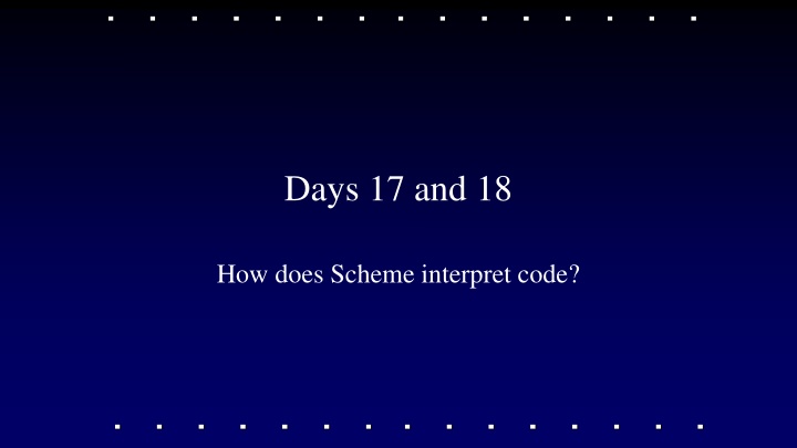 Scheme's Execution Mechanism: Syntax, Semantics, and Environments