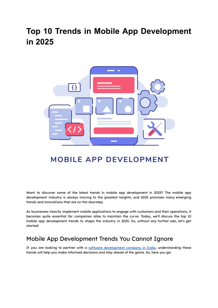 top 10 trends in mobile app development in 2025 n.w