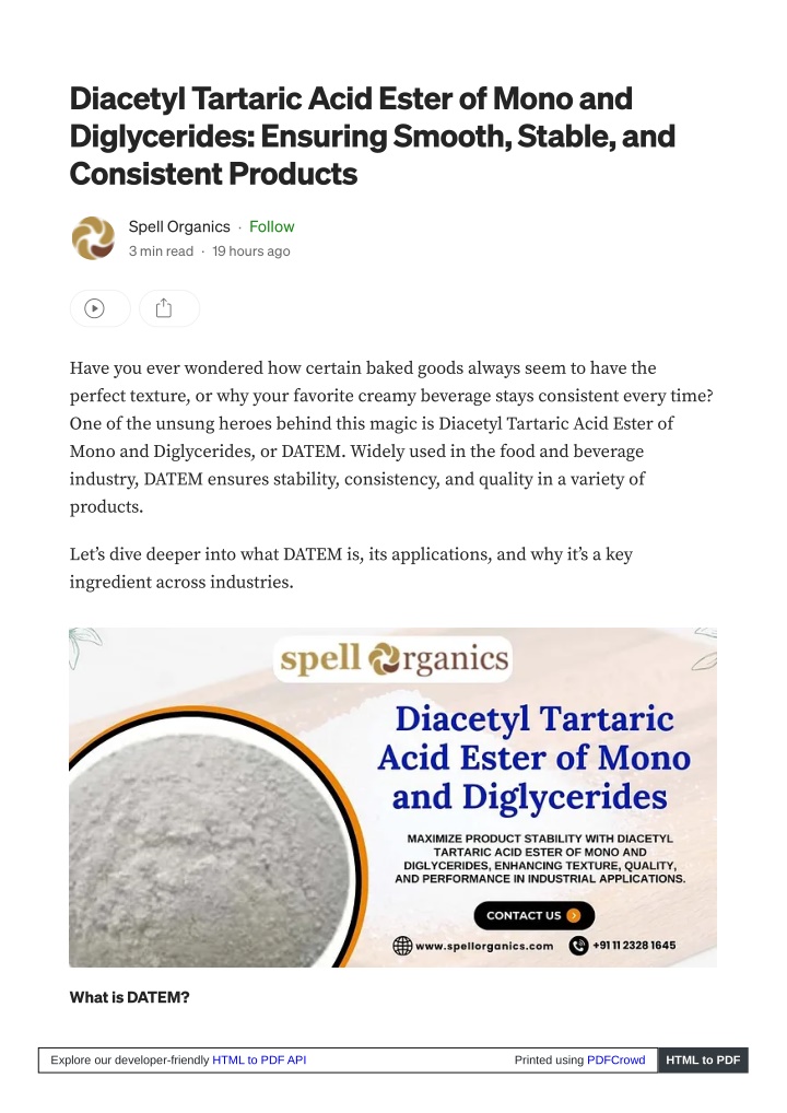 diacetyl tartaric acid ester of mono n.w
