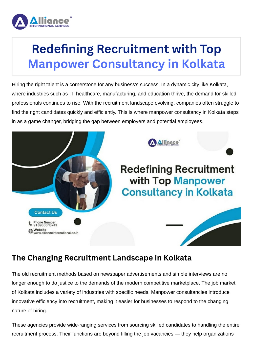 redefining recruitment with top manpower l.w