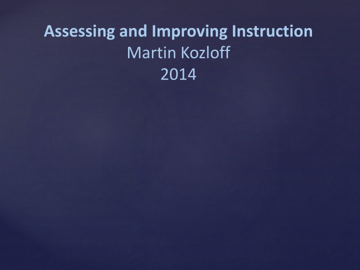 Strategies for Effective Instruction and Lesson Planning