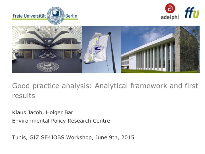 Analysis of Renewable Energy and Energy Efficiency Markets in Emerging Economies