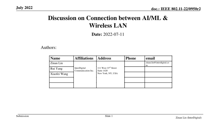 AI/ML Integration in IEEE 802.11 WLAN: Enhancements & Optimization