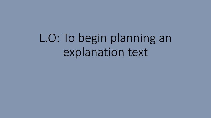 Planning a Step-by-Step Explanation Text with Flowchart