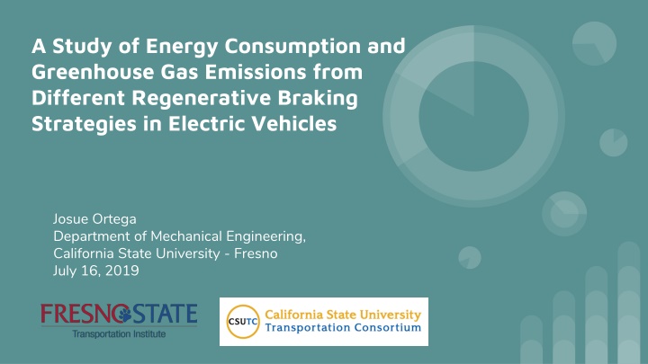Study on Regenerative Braking Effects in Electric Vehicles