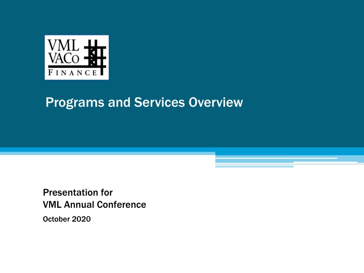 VML/VACo Finance: Serving Local Governments with Professional Financial Services