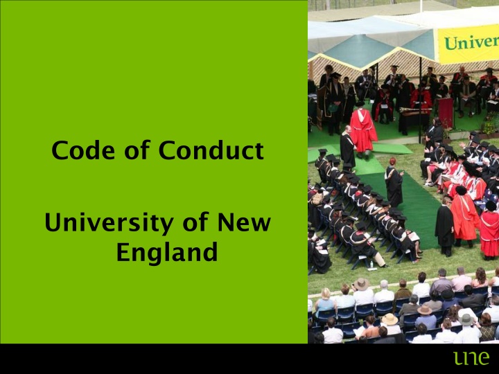 UNE Code of Conduct: Principles and Responsibilities
