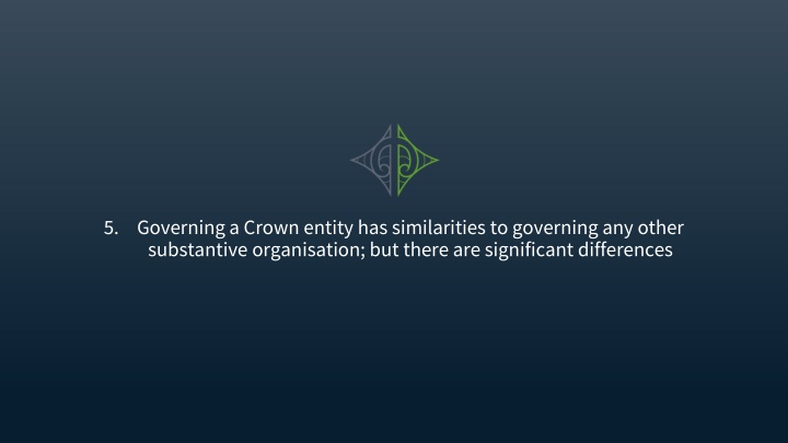 Best Practices in Governance for Crown Entities