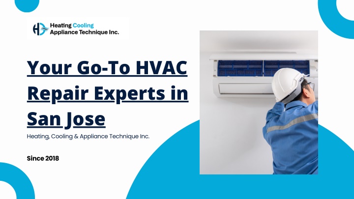 your go to hvac repair experts in san jose n.w