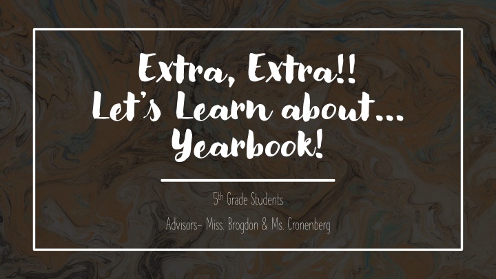 The Exciting Opportunities of Yearbook Club for 5th Grade Students