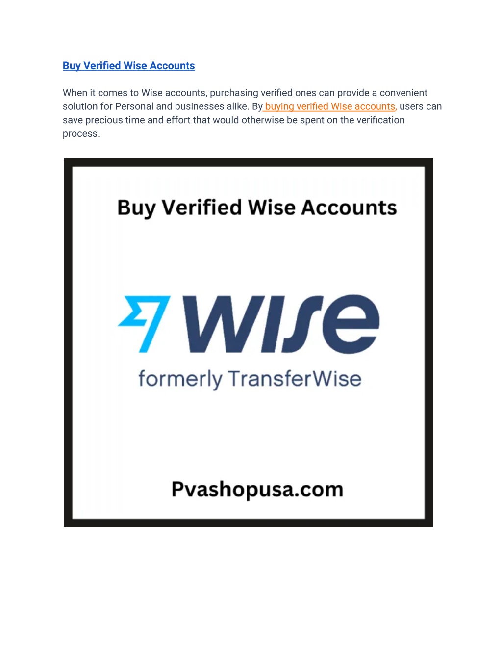 buy verified wise accounts l.w